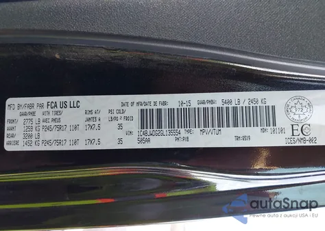 2016 Jeep Wrangler Unlimited Sport z USA, uszkodzony, nr VIN 1C4BJWDG2GL135554